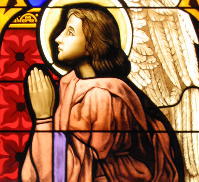 Tim McClure -- Kneeling angel
