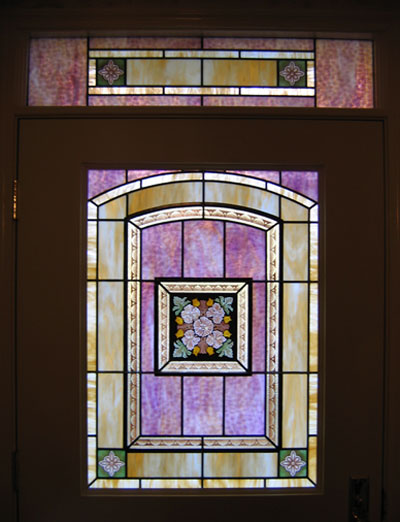 Tim McClure -- Front entry door light and transom