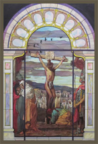 Preliminary concept drawing for the Crucifixion