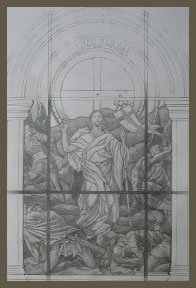Preliminary concept drawing for Resurrection