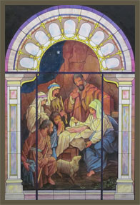 Preliminary concept drawing for The Nativity
