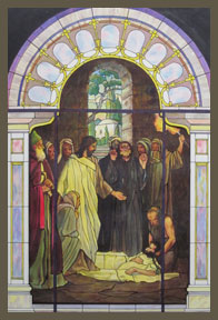 Preliminary concept drawing for The Raising of Lazarus